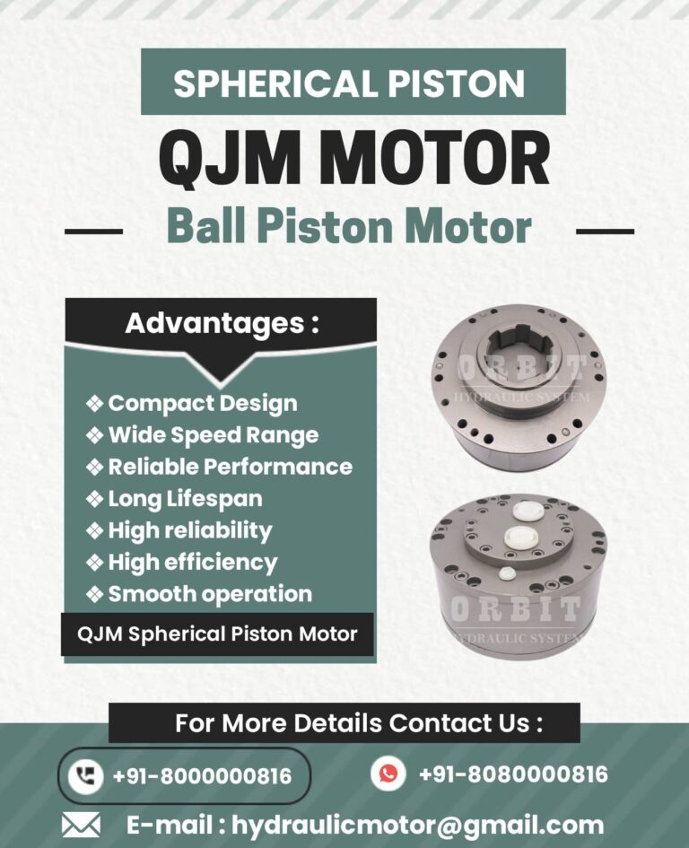 1QJM11-0.63A1 Spherical Piston Hydraulic Motor in India